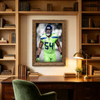Bobby Wagner Art Sports Decorative Poster School Dormitory 7 Canvas Wall Art Poster Decor Gift