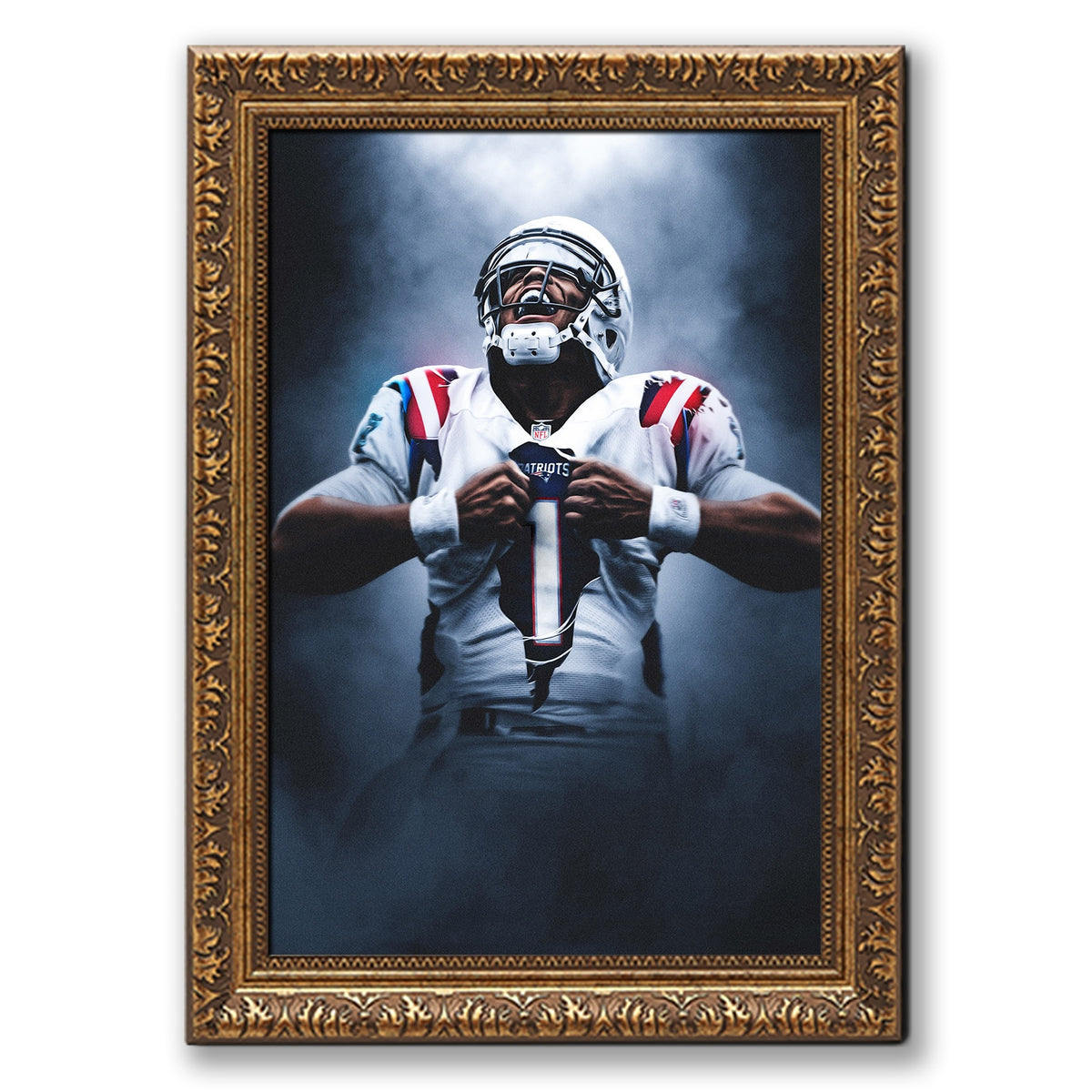 Cam Newton Art Sports Decorative Poster School Dormitory 7 Canvas Wall Art Poster Decor Gift