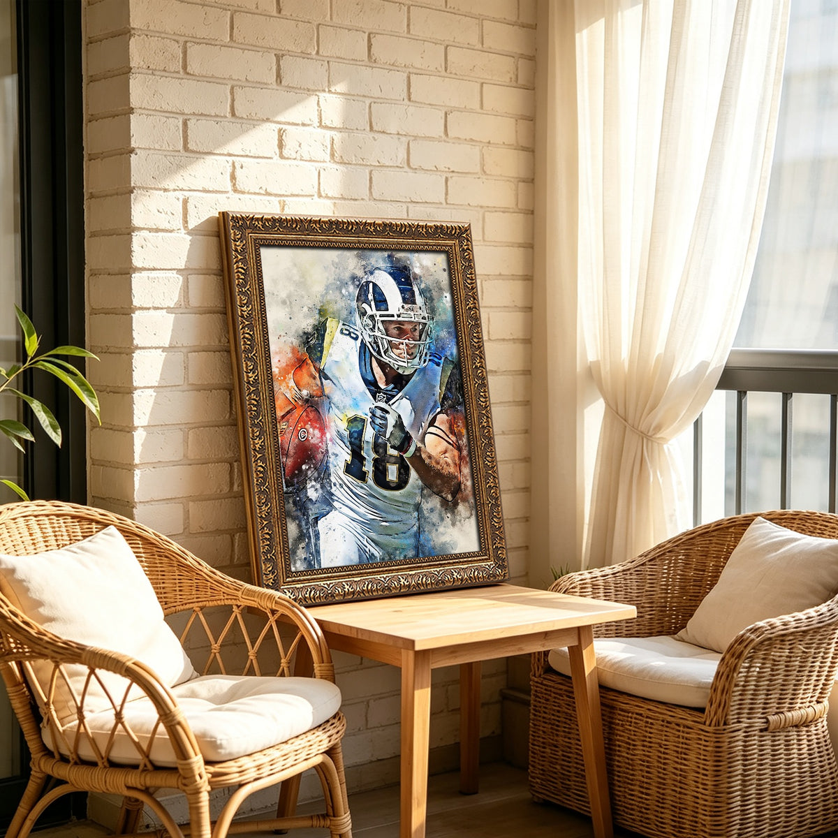 Cooper Kupp Celebrity Sports Art Poster School Dining Room Decoration 8 Canvas Wall Art Poster Decor Gift