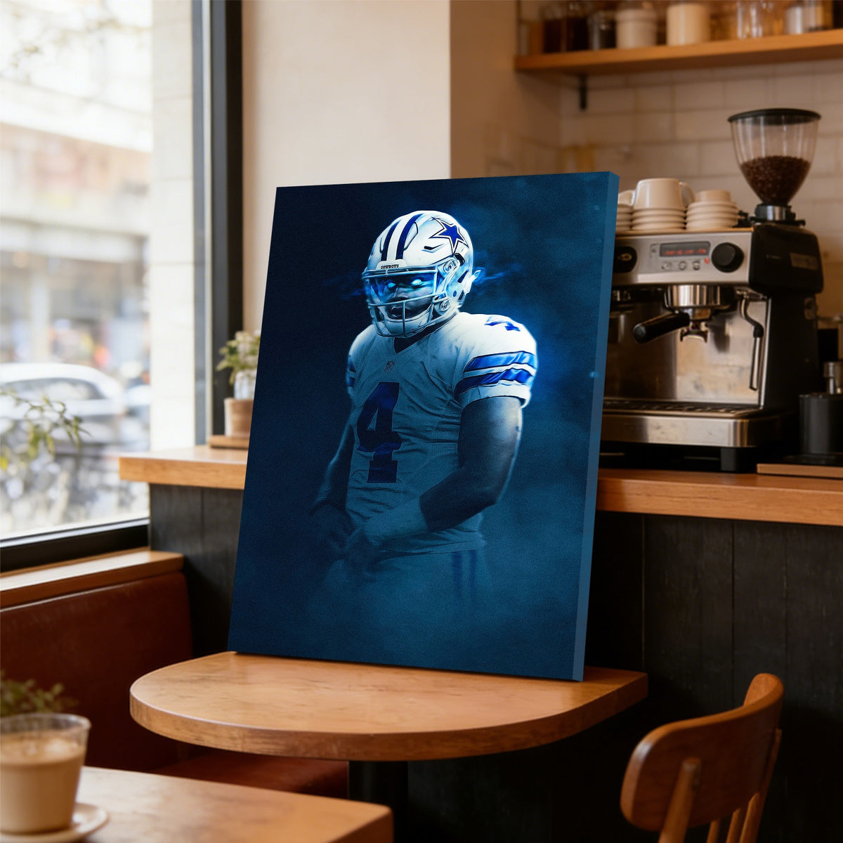 Dak Prescott Art Sports Decorative Poster School Dormitory 2 Canvas Wall Art Poster Decor Gift