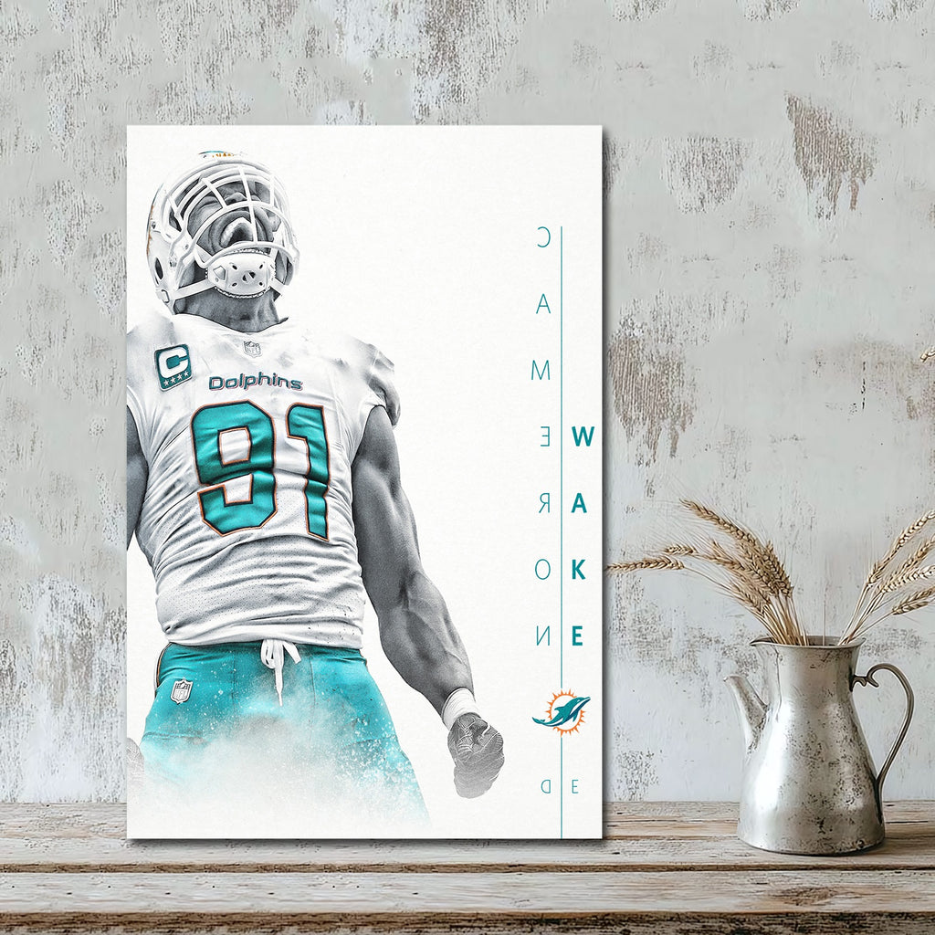 Cameron Wake Celebrity Sports Art Poster School Dining Room Decoration 0 Canvas Wall Art Poster Decor Gift