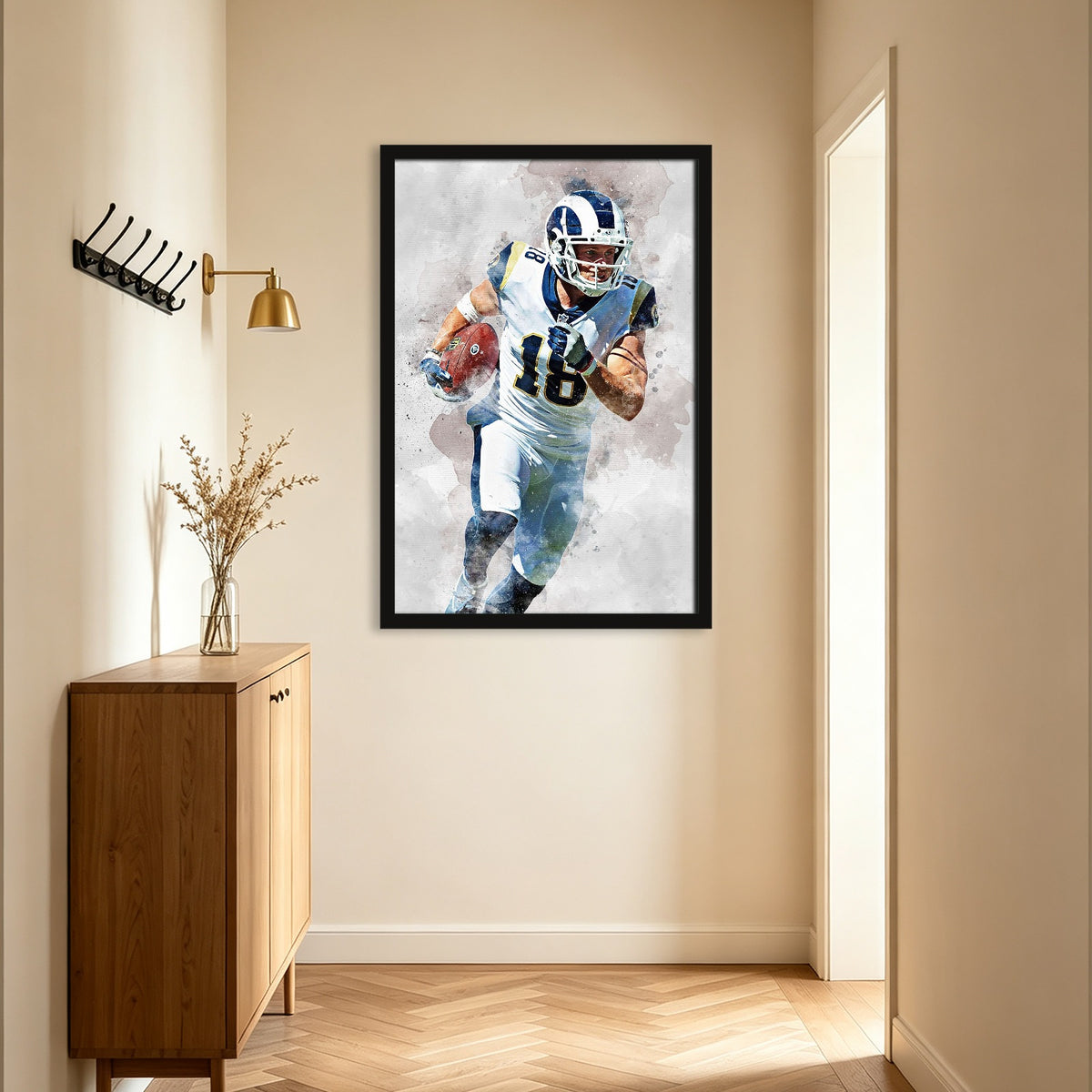Cooper Kupp Celebrity Sports Art Poster School Dining Room Decoration 7 Canvas Wall Art Poster Decor Gift