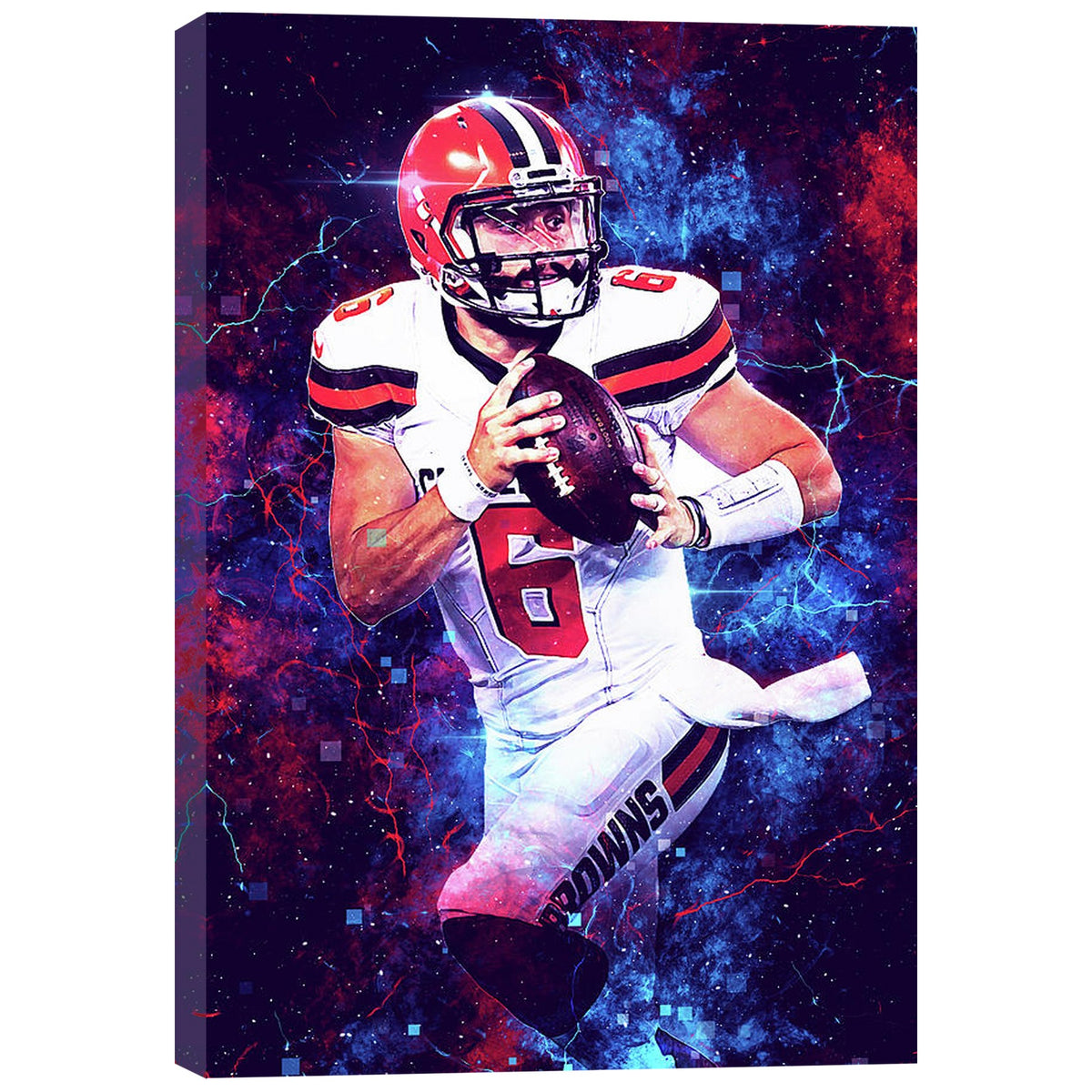 Baker Mayfield Sports Celebrity Art Deco Poster 1 Canvas Wall Art Poster Decor Gift