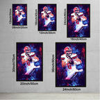 Baker Mayfield Sports Celebrity Art Deco Poster 1 Canvas Wall Art Poster Decor Gift