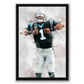Cam Newton Celebrity Sports Art Poster School Dining Room Decoration 5 Canvas Wall Art Poster Decor Gift