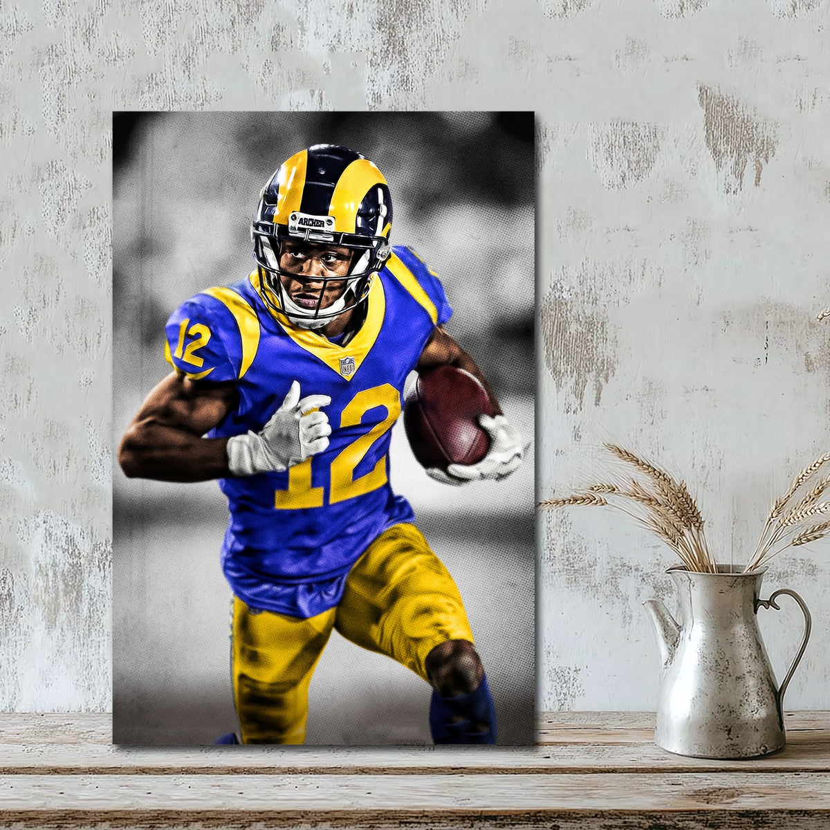Brandin Cooks Art Sports Decorative Poster School Dormitory 5 Canvas Wall Art Poster Decor Gift