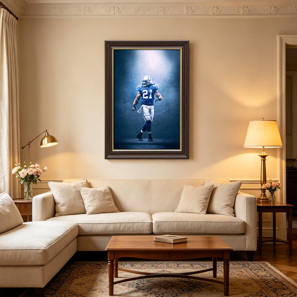 Bob Sanders Art Sports Decorative Poster School Dormitory 7 Canvas Wall Art Poster Decor Gift