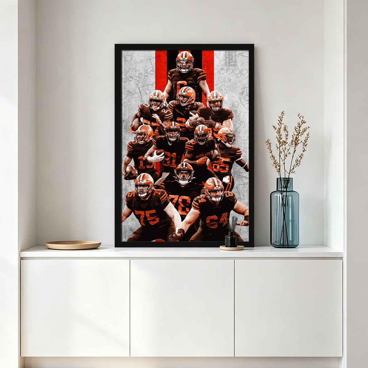 Baker Mayfield Sports Celebrity Art Deco Poster 9 Canvas Wall Art Poster Decor Gift