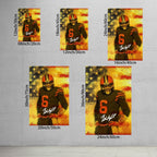 Baker Mayfield Sports Celebrity Art Deco Poster 4 Canvas Wall Art Poster Decor Gift