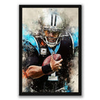 Cam Newton Celebrity Sports Art Poster School Dining Room Decoration 0 Canvas Wall Art Poster Decor Gift