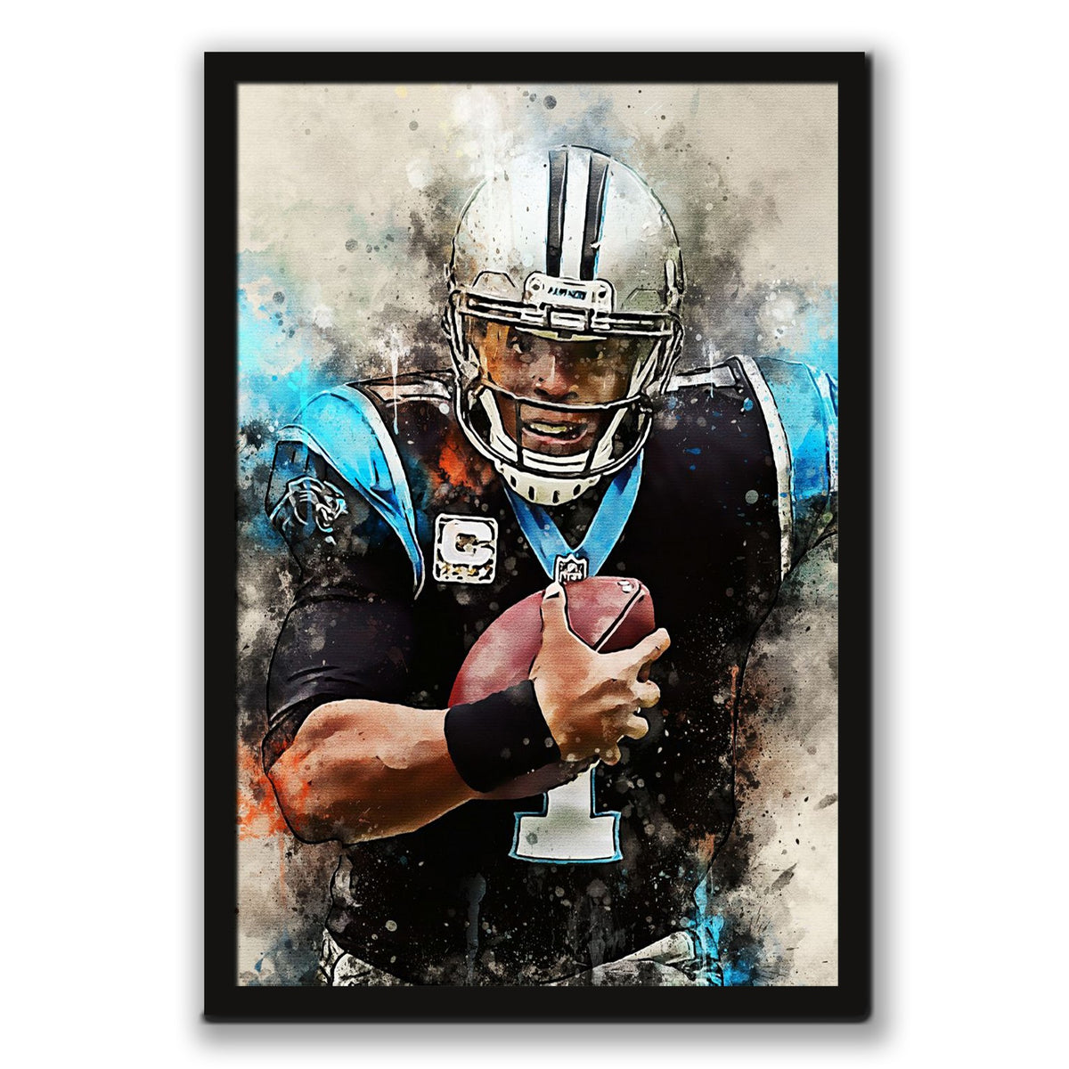 Cam Newton Celebrity Sports Art Poster School Dining Room Decoration 0 Canvas Wall Art Poster Decor Gift