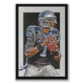 Cam Newton Sports Celebrity Art Deco Poster 6 Canvas Wall Art Poster Decor Gift
