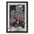 Cam Newton Sports Celebrity Art Deco Poster 6 Canvas Wall Art Poster Decor Gift