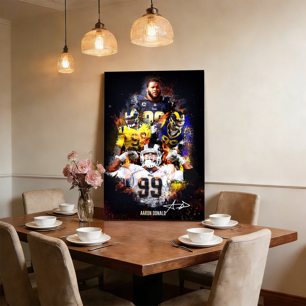 Bobby Wagner Celebrity Sports Art Poster School Dining Room Decoration 2 Canvas Wall Art Poster Decor Gift