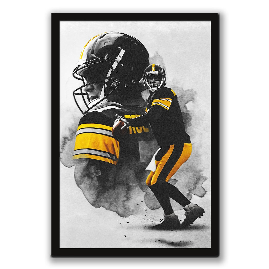 Ben Roethlisberger Art Sports Decorative Poster School Dormitory 4 Canvas Wall Art Poster Decor Gift
