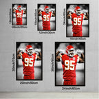 Chris Jones Art Sports Decorative Poster School Dormitory 7 Canvas Wall Art Poster Decor Gift