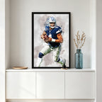 Dak Prescott 1Celebrity Sports Art Poster School Dining Room Decoration 0 Canvas Wall Art Poster Decor Gift