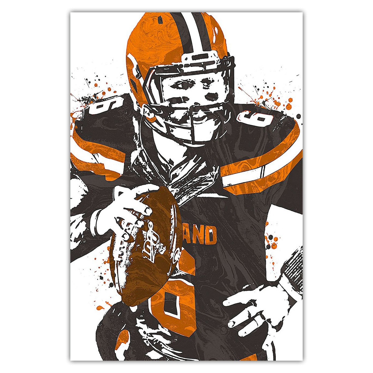Baker Mayfield Celebrity Sports Art Poster School Dining Room Decoration 7 Canvas Wall Art Poster Decor Gift