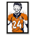 Champ Bailey Celebrity Sports Art Poster School Dining Room Decoration 1 Canvas Wall Art Poster Decor Gift