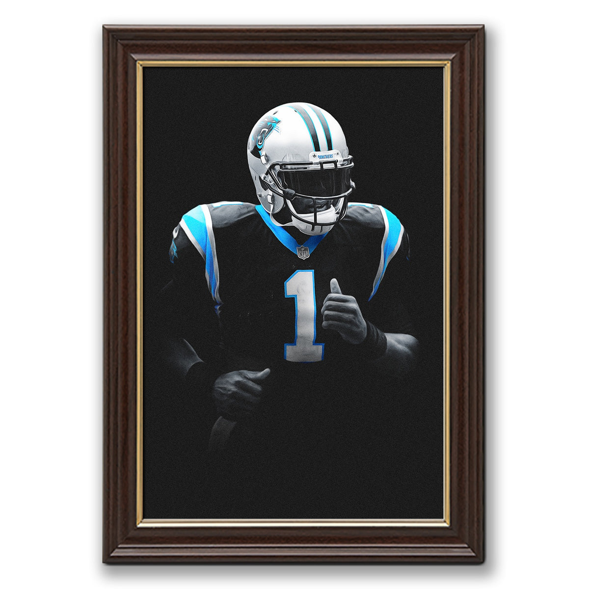 Cam Newton Art Sports Decorative Poster School Dormitory 3 Canvas Wall Art Poster Decor Gift