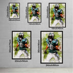 Brian Dawkins Art Poster 1 Canvas Wall Art Poster Decor Gift