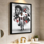 Calvin Ridley Art Sports Decorative Poster School Dormitory 8 Canvas Wall Art Poster Decor Gift