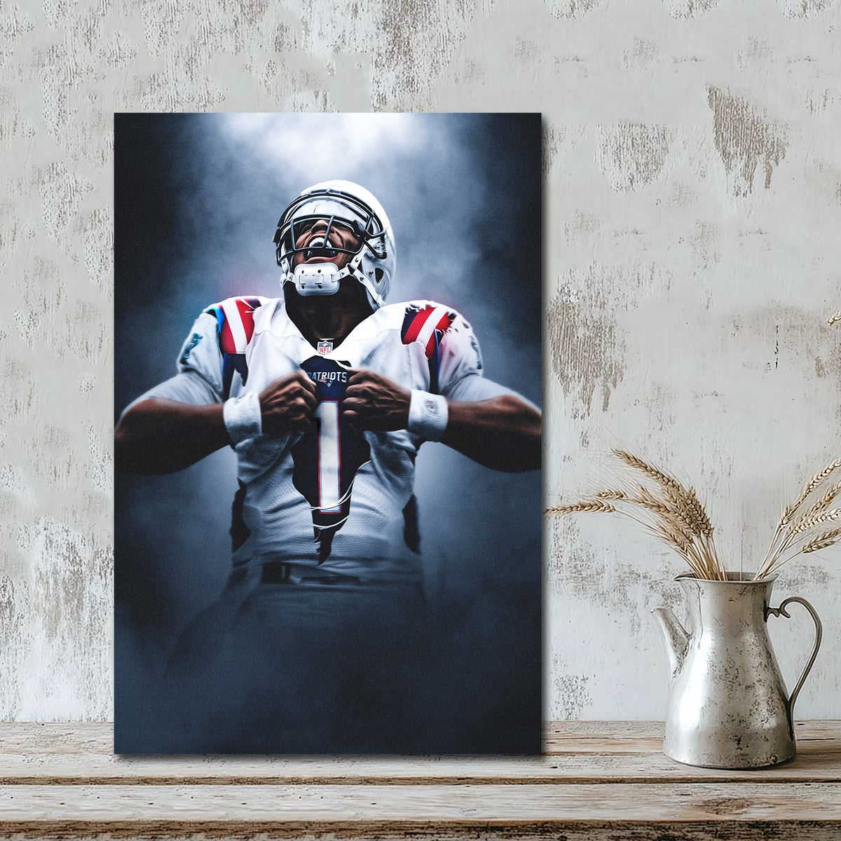 Cam Newton Art Sports Decorative Poster School Dormitory 7 Canvas Wall Art Poster Decor Gift