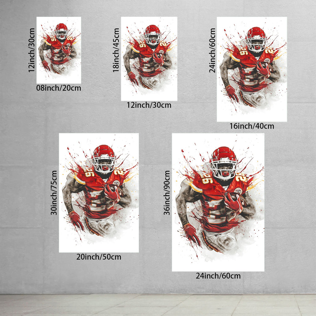 Damien Williams Art Sports Decorative Poster School Dormitory 8 Canvas Wall Art Poster Decor Gift