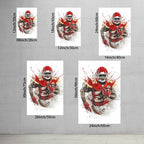 Damien Williams Art Sports Decorative Poster School Dormitory 8 Canvas Wall Art Poster Decor Gift