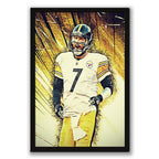 Ben Roethlisberger Celebrity Sports Art Poster School Dining Room Decoration 5 Canvas Wall Art Poster Decor Gift