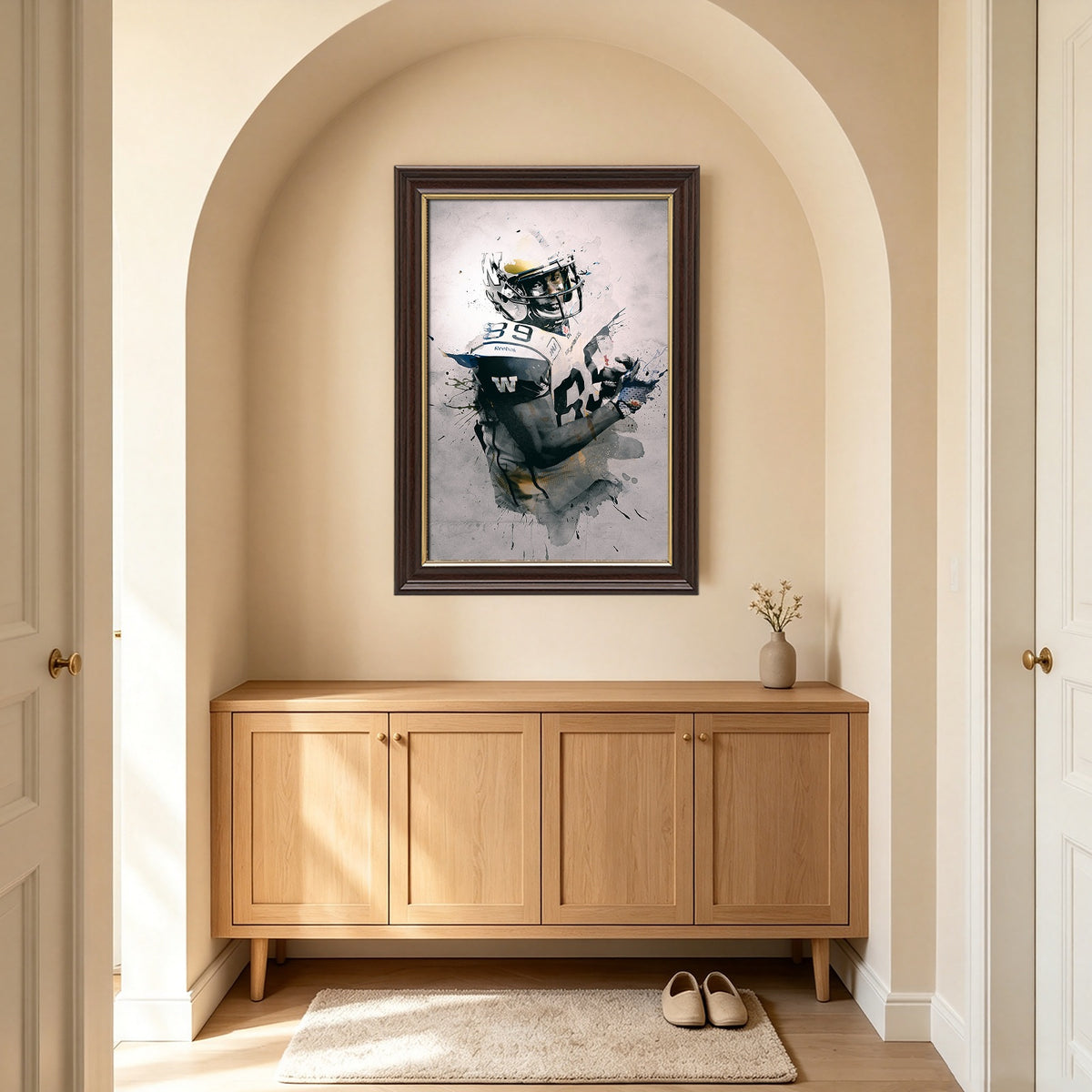 Clarence Denmark Art Sports Decorative Poster School Dormitory 7 Canvas Wall Art Poster Decor Gift