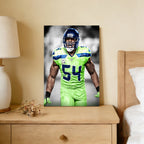 Bobby Wagner Art Sports Decorative Poster School Dormitory 7 Canvas Wall Art Poster Decor Gift