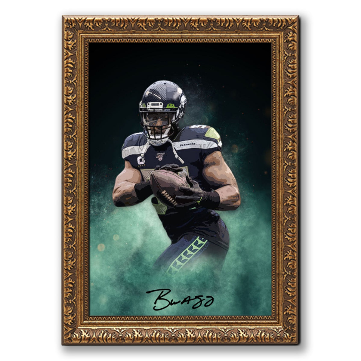Bobby Wagner Celebrity Sports Art Poster School Dining Room Decoration 4 Canvas Wall Art Poster Decor Gift