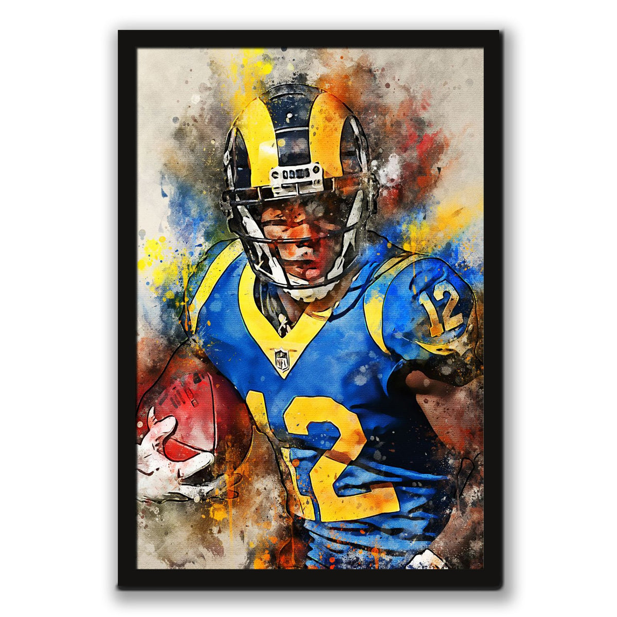 Brandin Cooks Celebrity Sports Art Poster School Dining Room Decoration 2 Canvas Wall Art Poster Decor Gift