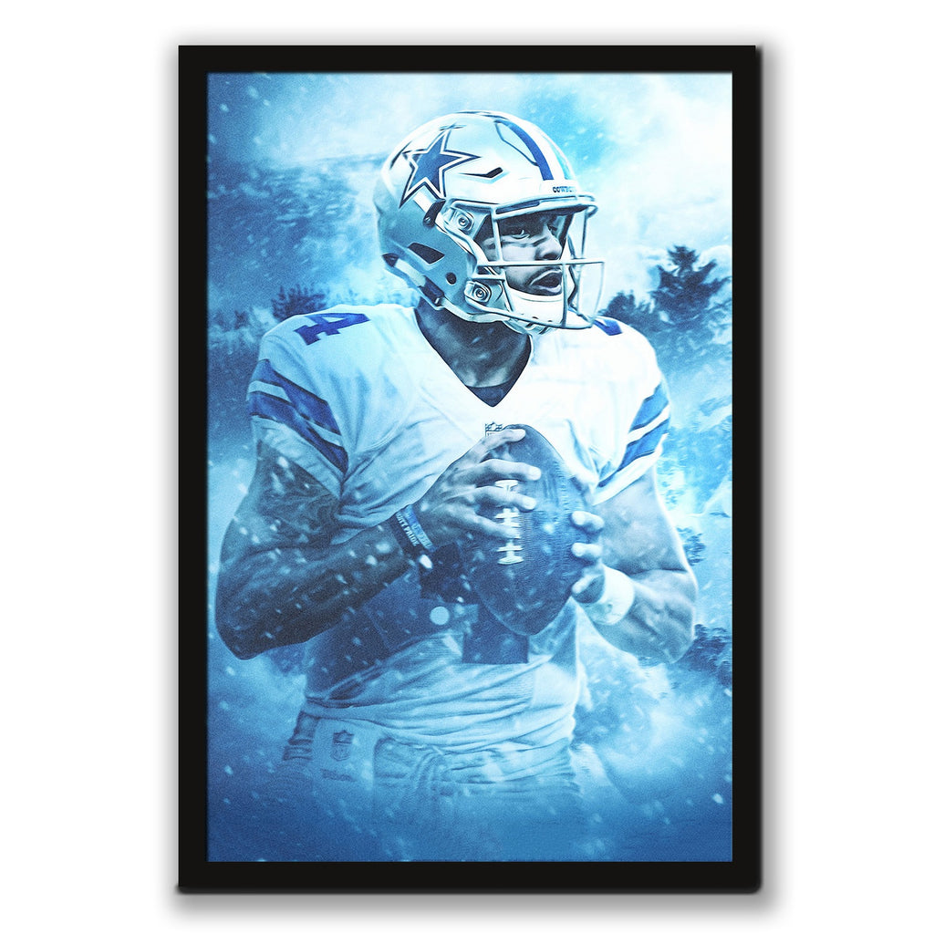 Dak Prescott Art Sports Decorative Poster School Dormitory 7 Canvas Wall Art Poster Decor Gift