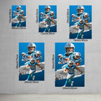 Christian McCaffrey Celebrity Sports Art Poster School Dining Room Decoration 0 Canvas Wall Art Poster Decor Gift