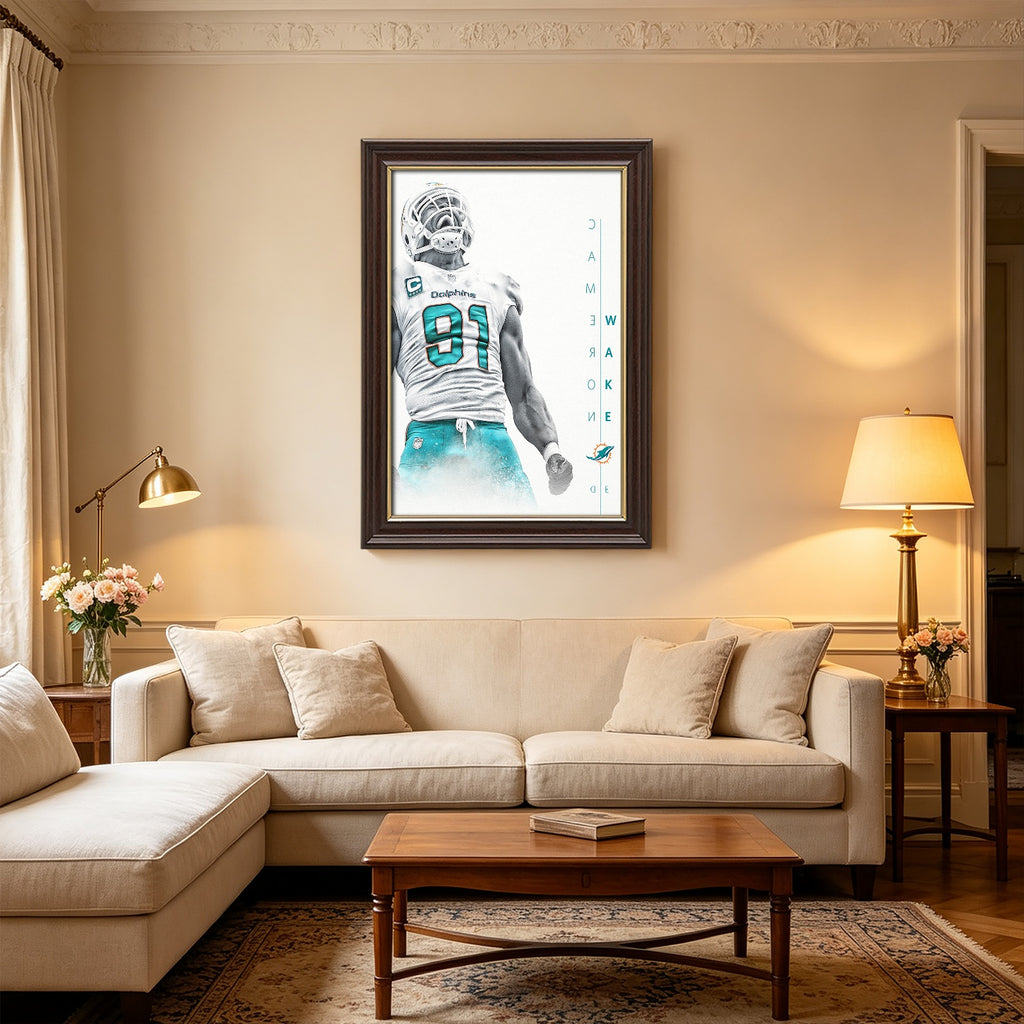 Cameron Wake Celebrity Sports Art Poster School Dining Room Decoration 0 Canvas Wall Art Poster Decor Gift