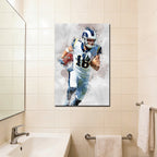Cooper Kupp Celebrity Sports Art Poster School Dining Room Decoration 7 Canvas Wall Art Poster Decor Gift