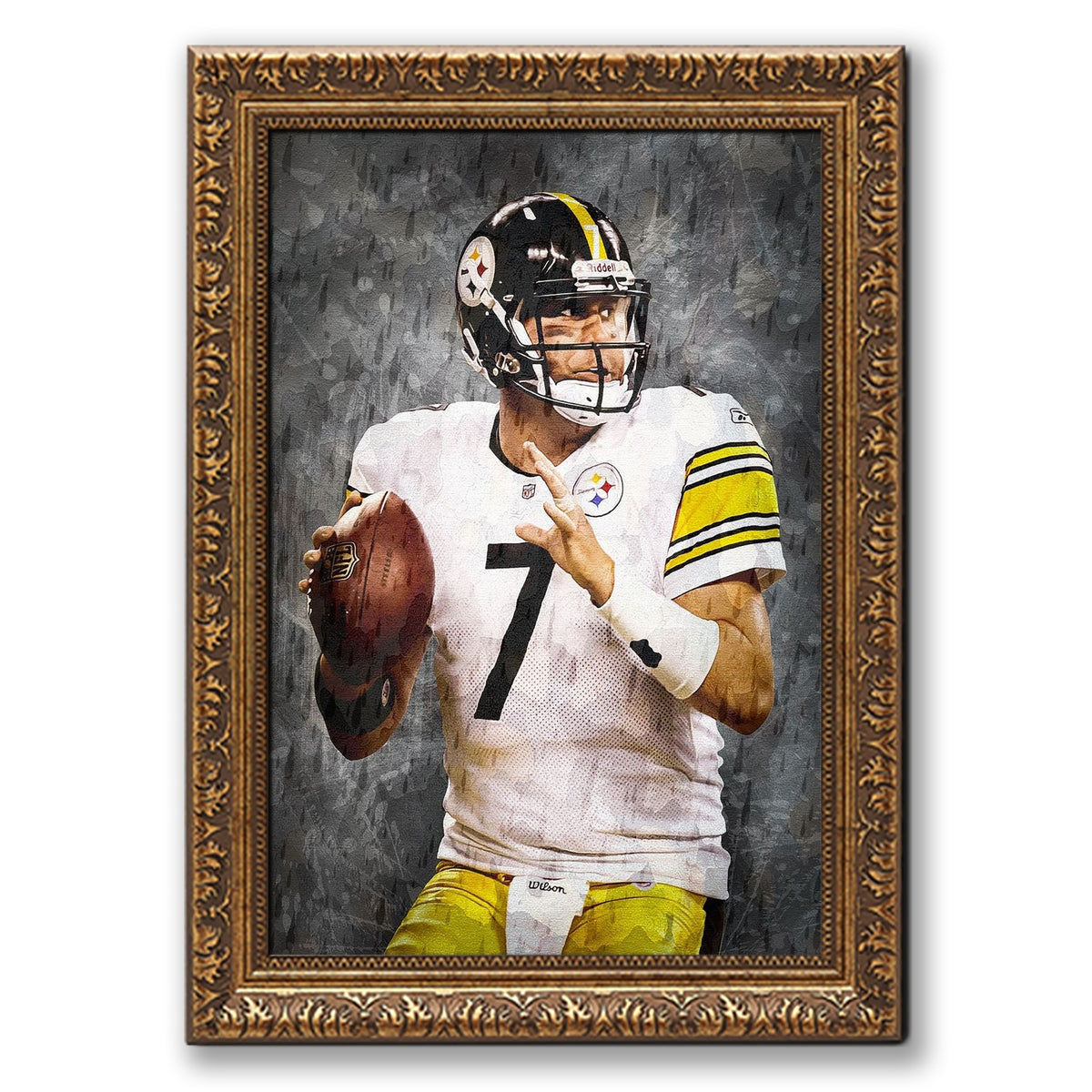 Ben Roethlisberger Celebrity Sports Art Poster School Dining Room Decoration 7 Canvas Wall Art Poster Decor Gift