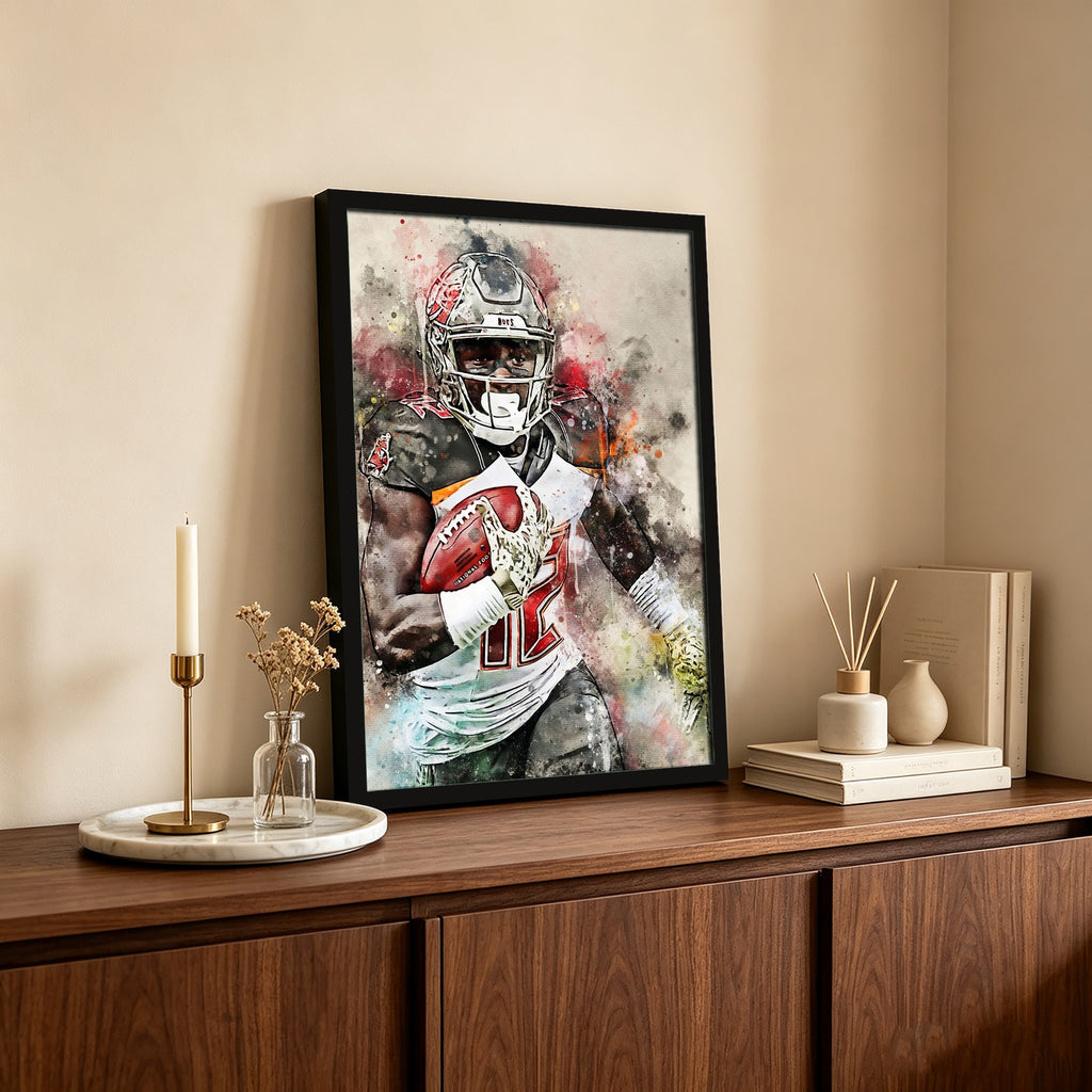 Chris Godwin Art Sports Decorative Poster School Dormitory 8 Canvas Wall Art Poster Decor Gift