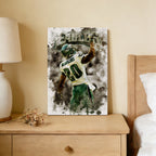 Brian Dawkins Art Poster 10 Canvas Wall Art Poster Decor Gift