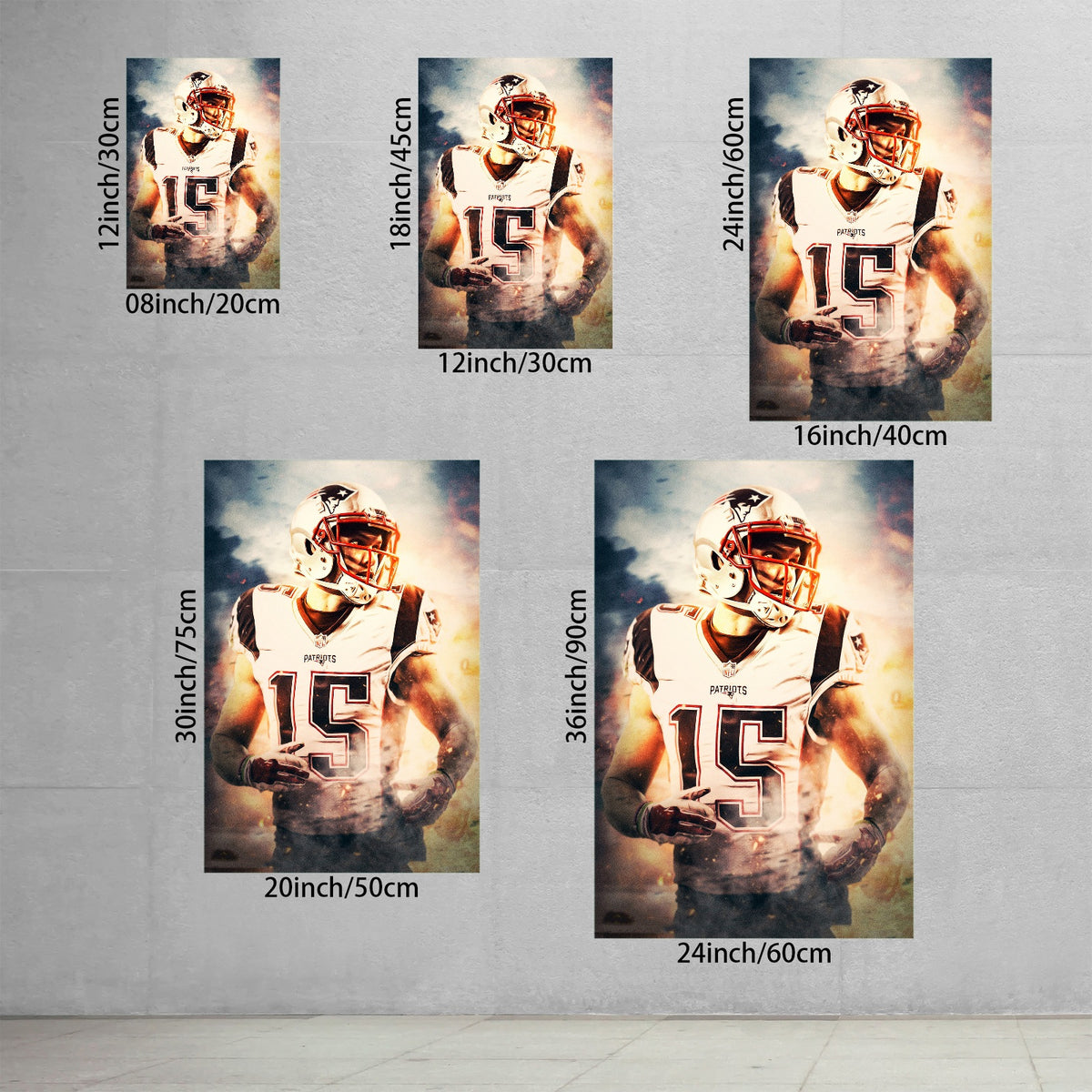 Chris Hogan Art Sports Decorative Poster School Dormitory 9 Canvas Wall Art Poster Decor Gift