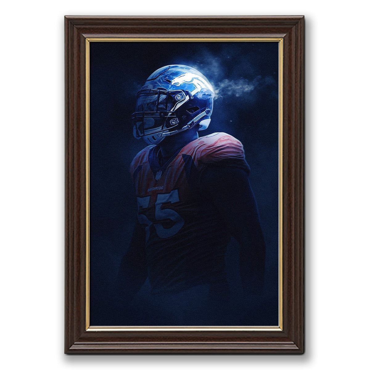 Bradley Chubb Art Sports Decorative Poster School Dormitory 8 Canvas Wall Art Poster Decor Gift