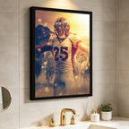 Chris Harris Art Sports Decorative Poster School Dormitory 5 Canvas Wall Art Poster Decor Gift