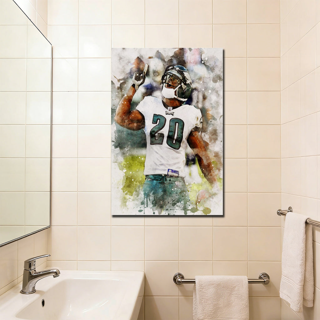 Brian Dawkins Art Poster 9 Canvas Wall Art Poster Decor Gift