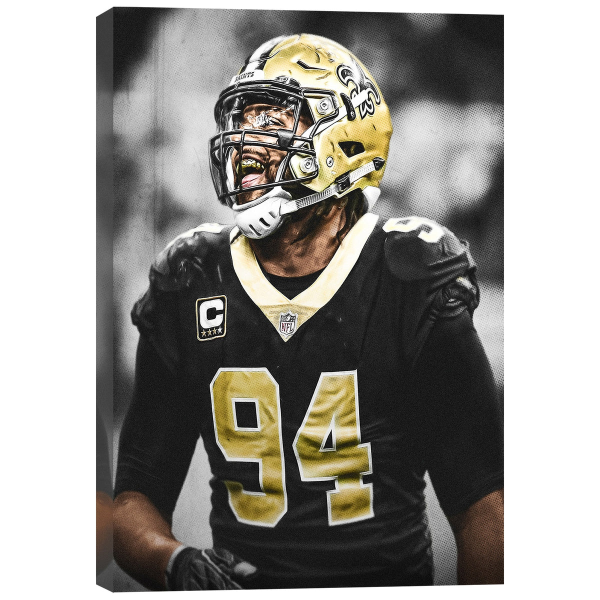Cameron Jordan Celebrity Sports Art Poster School Dining Room Decoration 1 Canvas Wall Art Poster Decor Gift