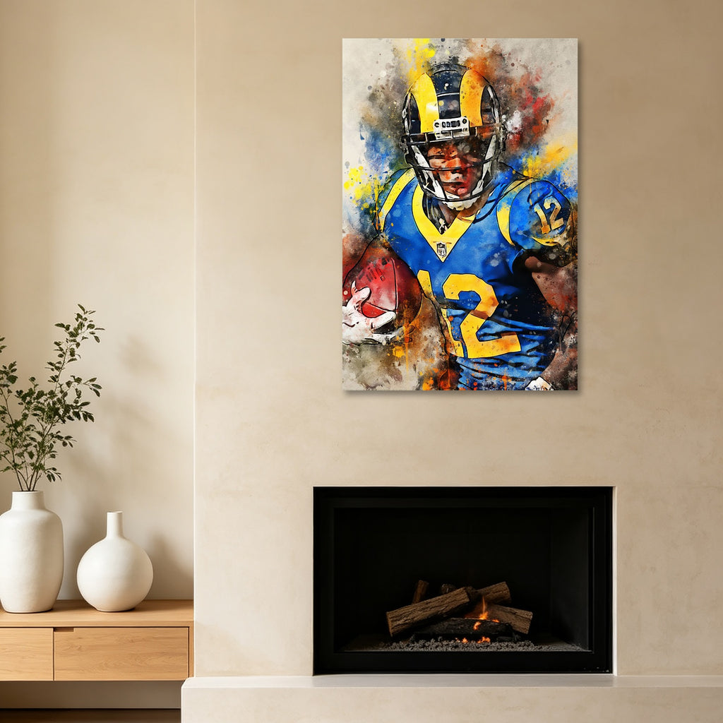 Brandin Cooks Celebrity Sports Art Poster School Dining Room Decoration 2 Canvas Wall Art Poster Decor Gift