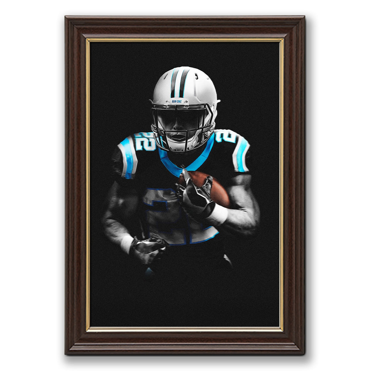 Christian McCaffrey Art Sports Decorative Poster School Dormitory 5 Canvas Wall Art Poster Decor Gift