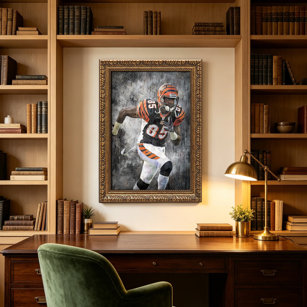 Chad Johnson Celebrity Sports Art Poster School Dining Room Decoration 4 Canvas Wall Art Poster Decor Gift
