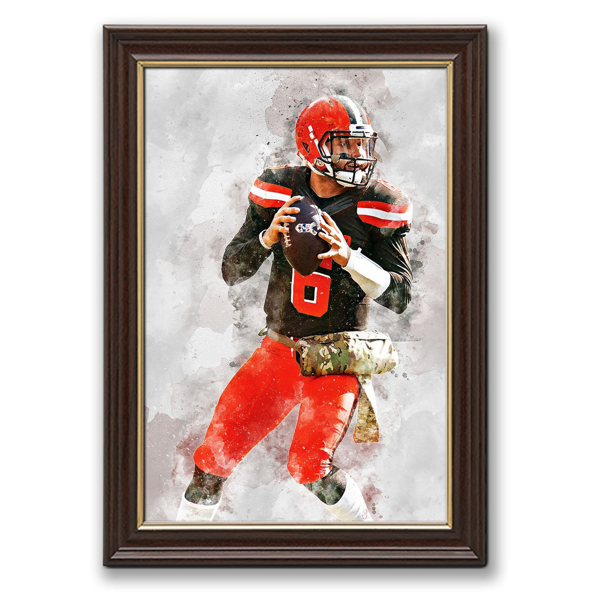 Baker Mayfield Celebrity Sports Art Poster School Dining Room Decoration 8 Canvas Wall Art Poster Decor Gift
